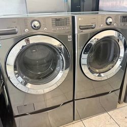 LG Direct Drive Steam Washer & Sensor Dryer