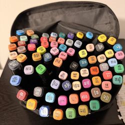 Alcohol Markers 80 Colors Dual Tip Art Drawing Markers Drawing 