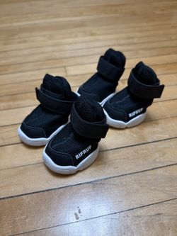 NWOT RIFRUF Caesar 1 Dog Shoe Black/White Sz. 4 (No Original Box) 