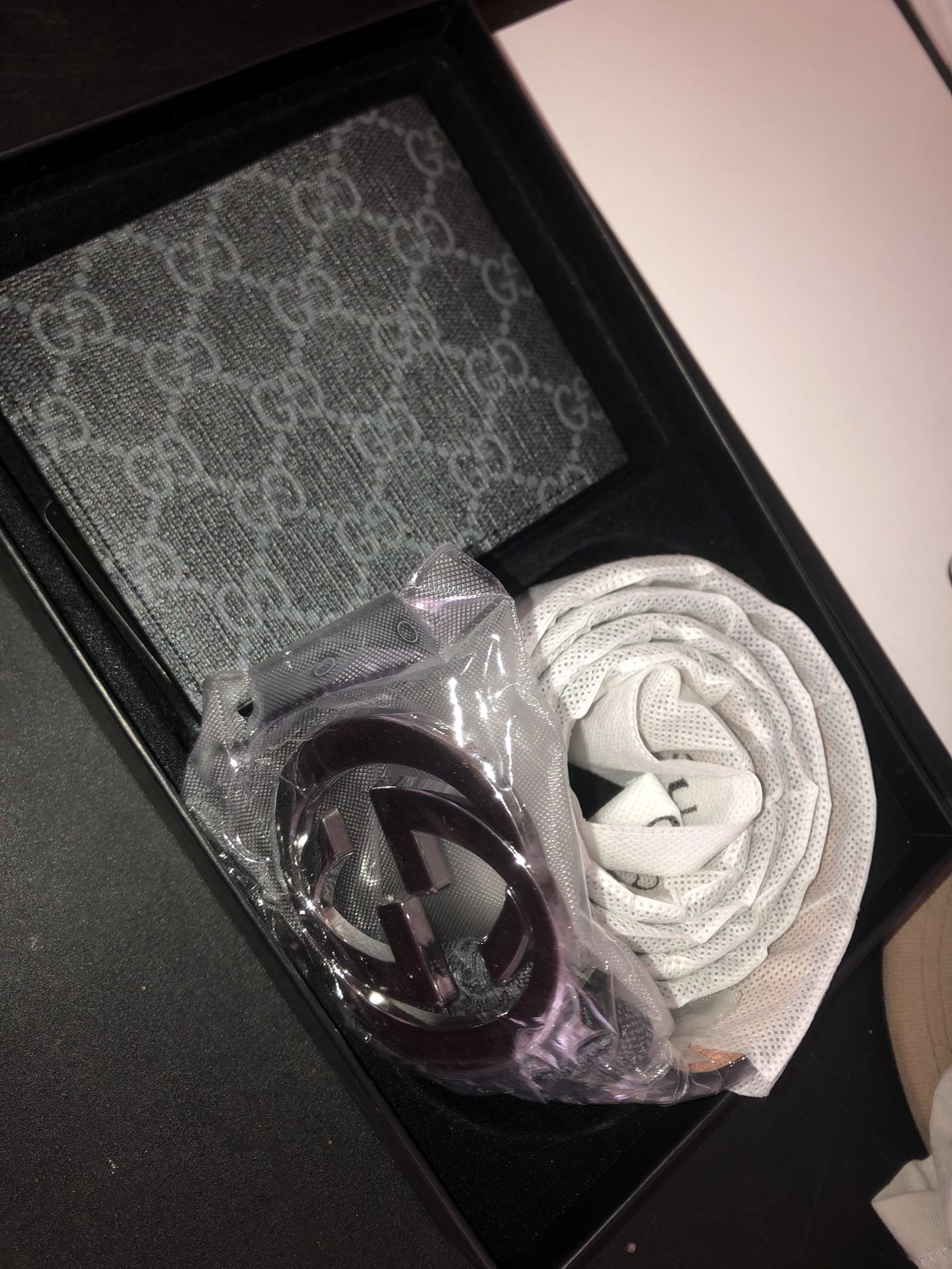 Gucci Belt + Wallet Set