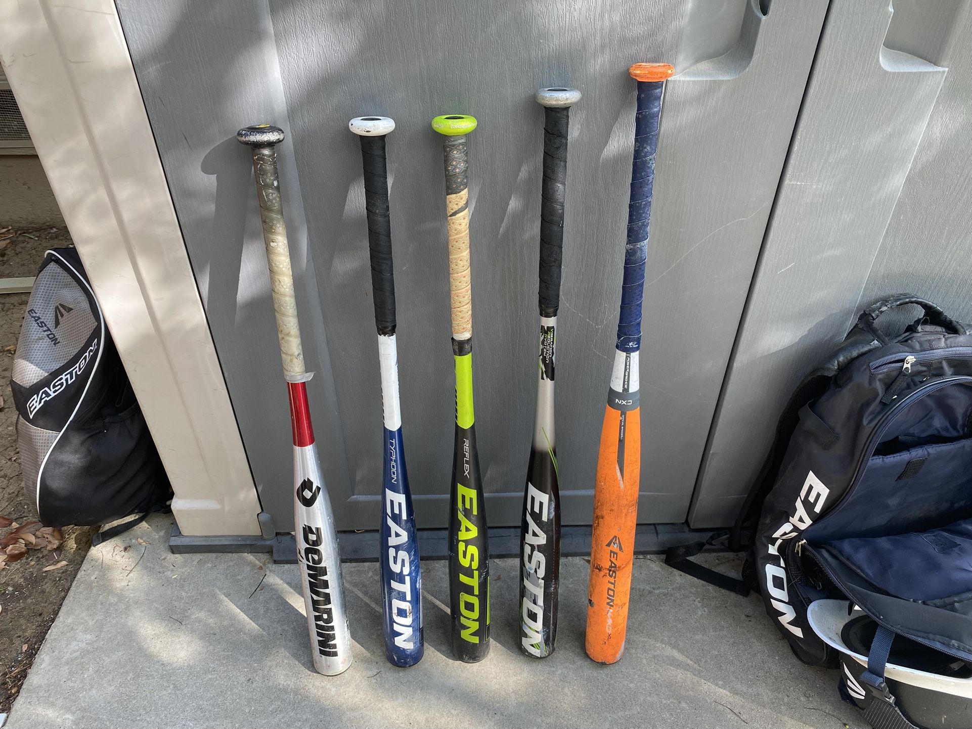 Baseball Bats -DeMarini, Easton Mako XL, and more 30-32” (see full description for prices)