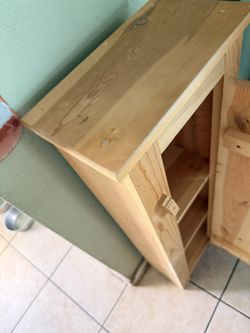 NEW* Rustic Storage Cabinet (H43.5"D8"W14")