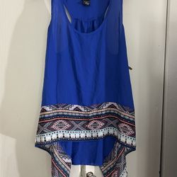 Rue 21 Tank Top!!! 100%Polyester Sheer, Lightweight. Size XL