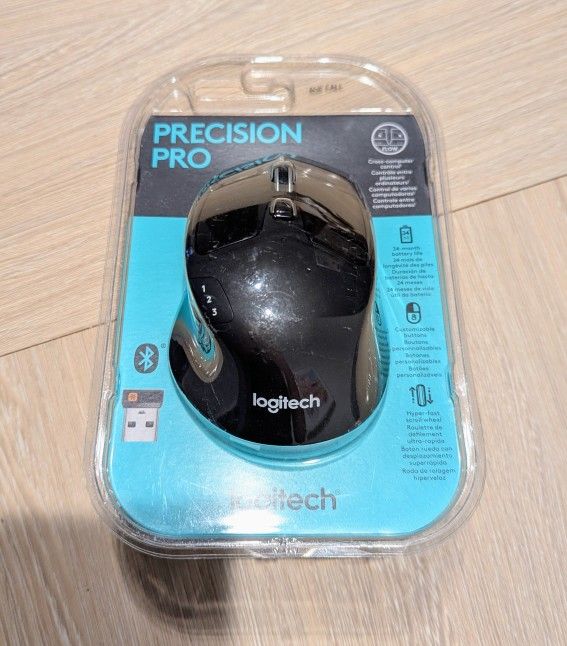 Logitech Precision Pro Wireless Mouse Black NEW Sealed ((contact info removed)92)