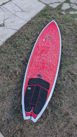 Rusty 6'6 surfboard fish