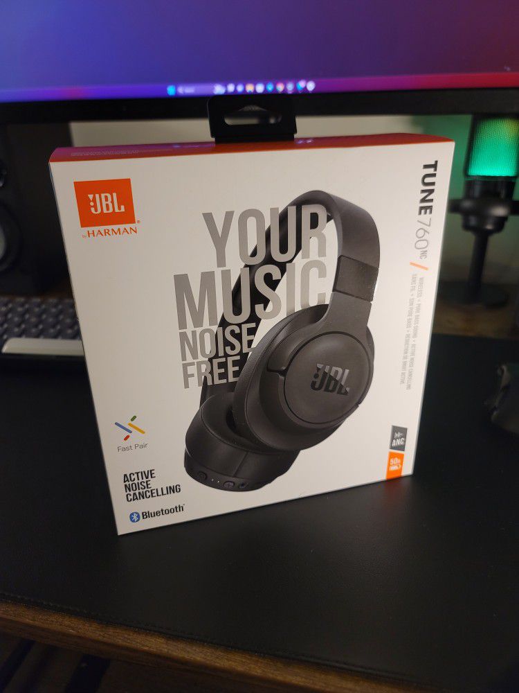 NEW JBL Tune 760NC - Foldable, Over-ear, Wireless headphones with ANC (Sealed box)