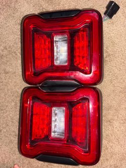 Jeep Wrangler LED Tail Lights Pair 2023