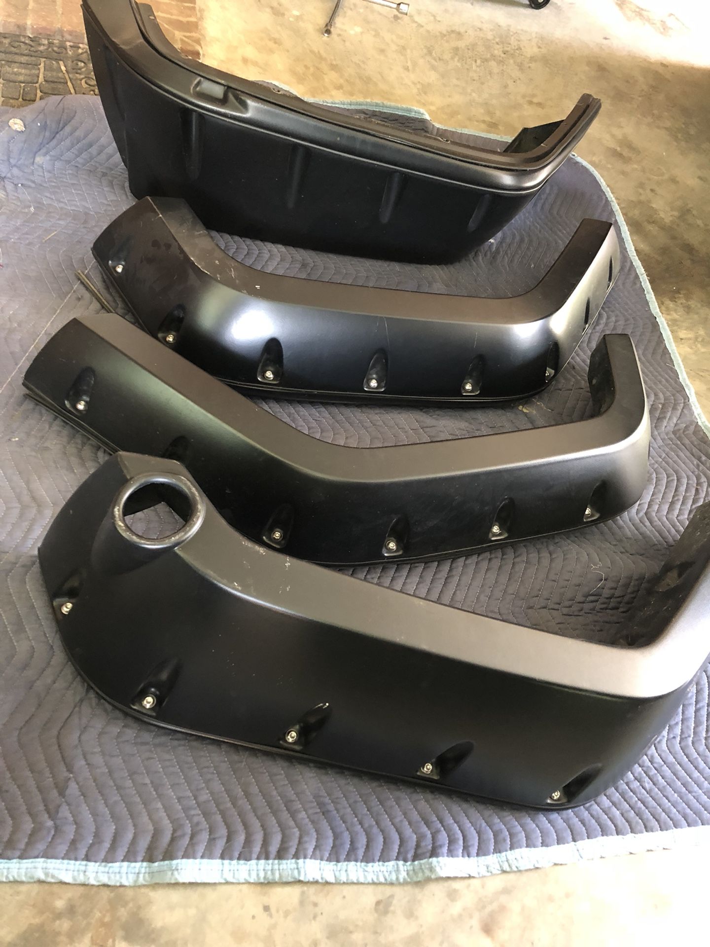Bushwacker Fender flares to fit a 2007 through 2018 jeep wrangler