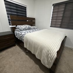 Bed Frame With Nightstand 