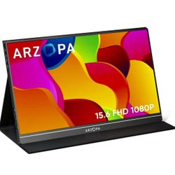 ARZOPA Portable Monitor, 15.6'' 1080P 