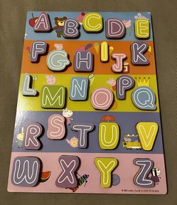 Large Wooden Alphabet Puzzle 