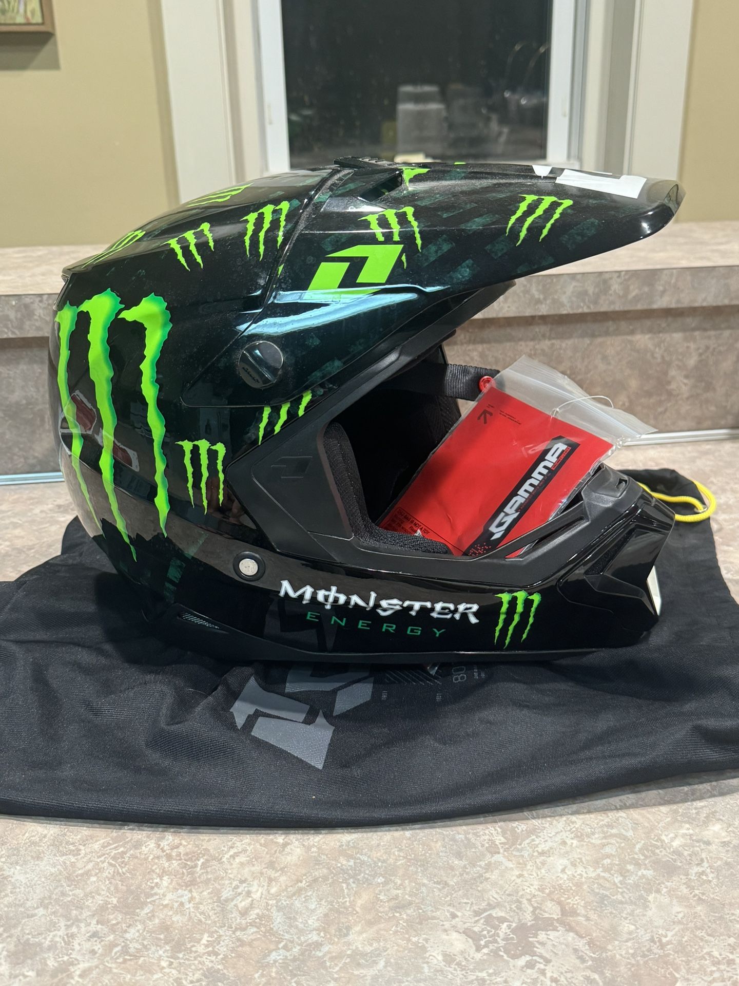 Monster Energy Motorcycle Helmet
