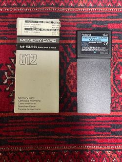 Roland M-512G Memory Card