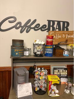 Bulk coffee bar decor