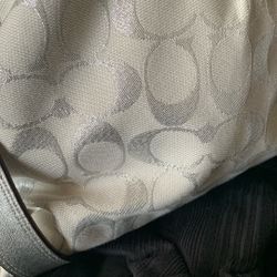Coach Silver Purse 