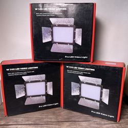 300 LED VIDEO Lights photography vlogs YouTube  camera gear