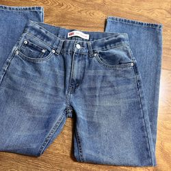 Levi’s 505 Regular NWOT  medium Wash Denim Jeans kids size  16 ( 28 )