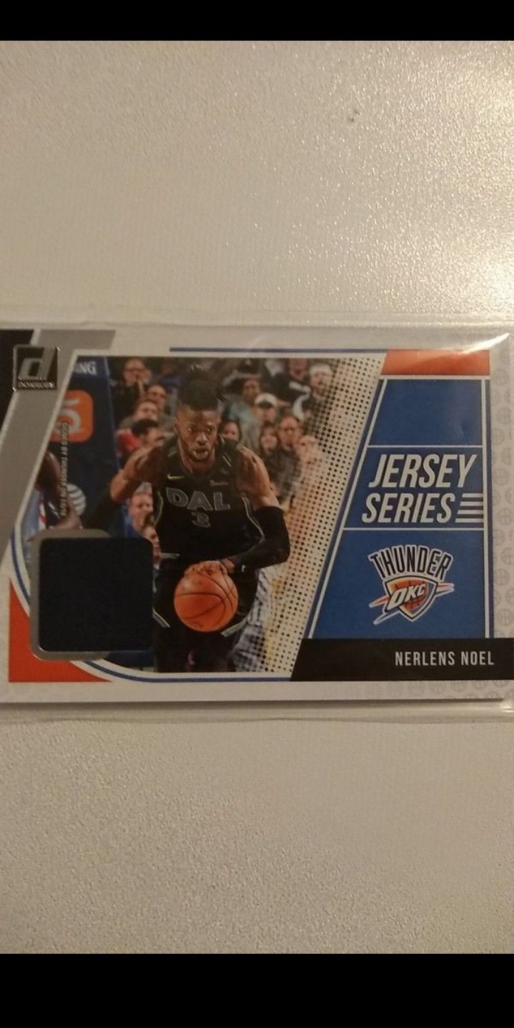 Oklahoma City Nerlens Noel (Game Worn)Jersey Patch Card