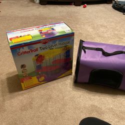 Two Level Habitat and Animal Carrier