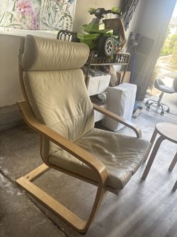 Ikea leather chair