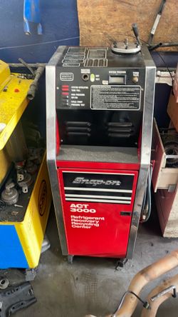 Snap on act 3000 refrigerant recovery recycling center