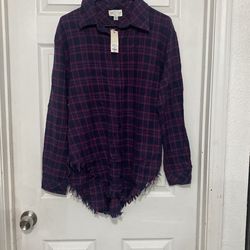 Women’s Medium Frayed Pendleton