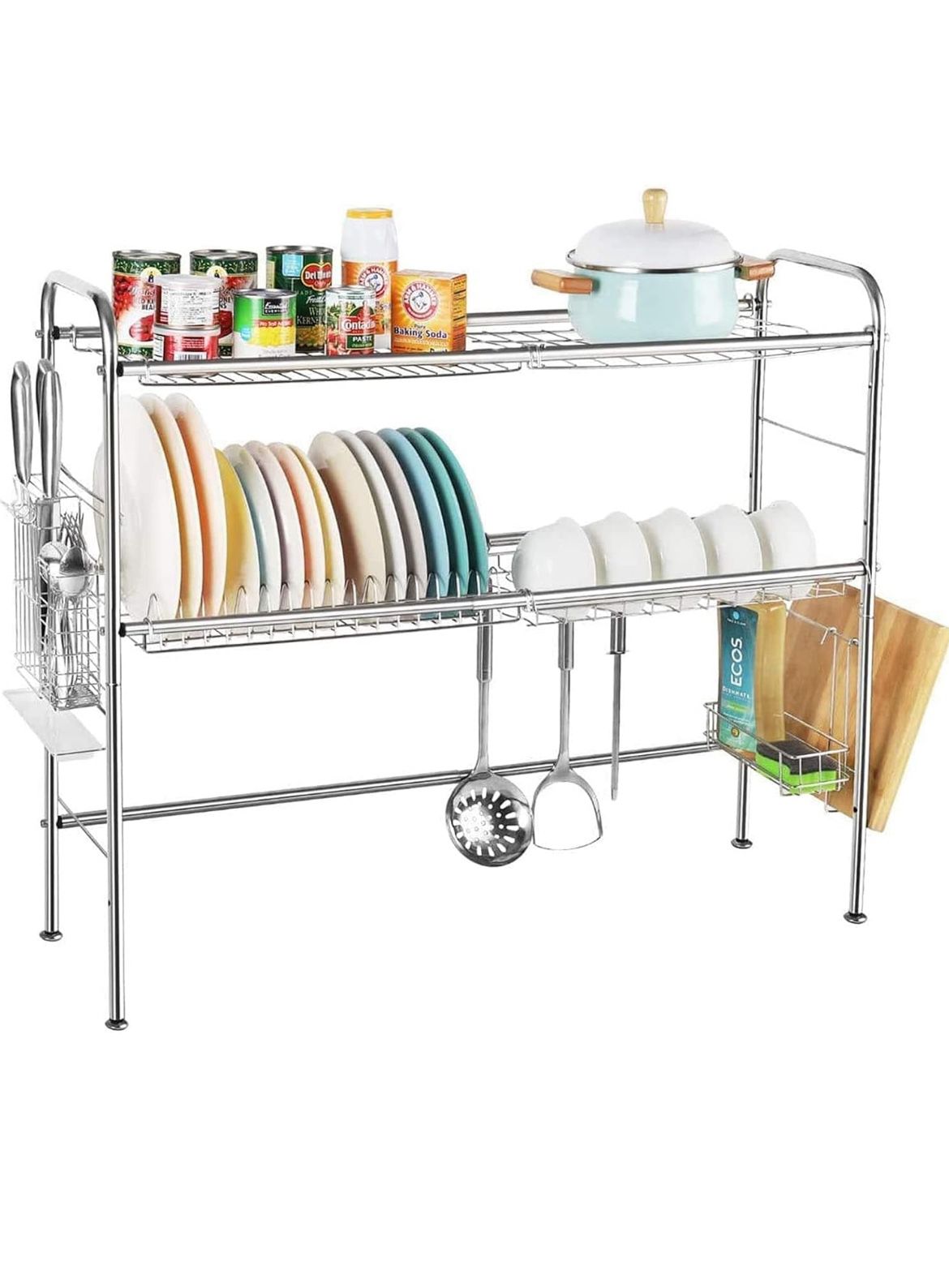 Over The Sink Stainless Steel Dish rack 