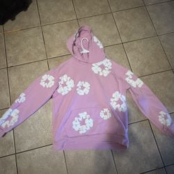 Denim tears hoodie Pink L Read description 