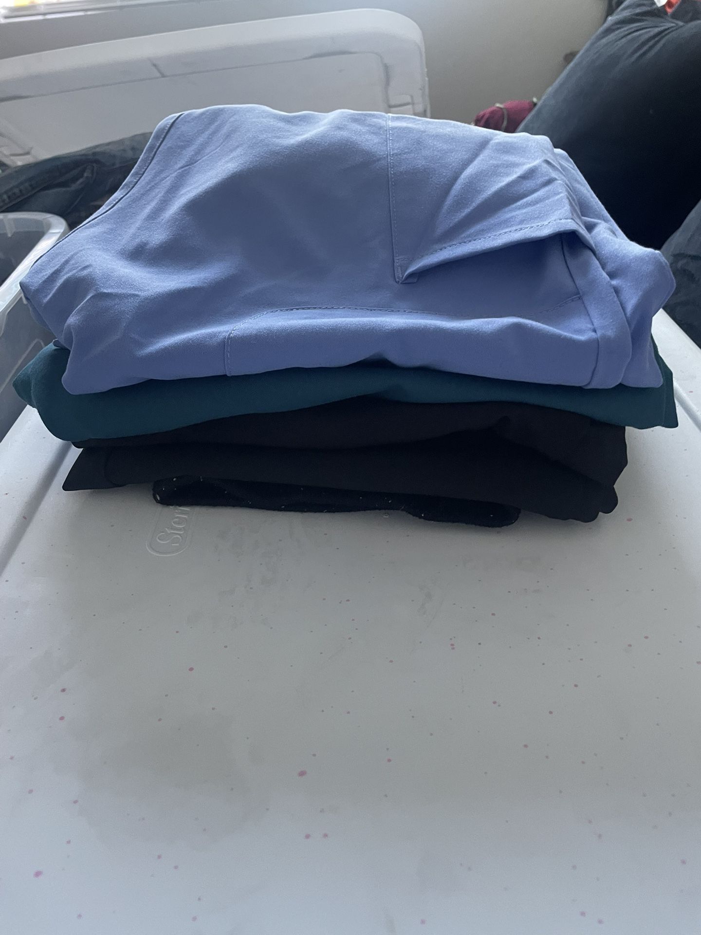 Medical Scrubs A Bin Full
