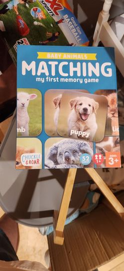 Chuckle & Roar Baby Animals Matching Memory Game - Complete Set