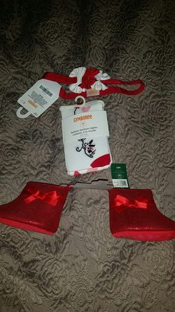 New baby girls Valentine's accessory lot gift nwt booties headband and tights