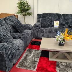 Fabric Sectional Furniture Couches Sofa Set 