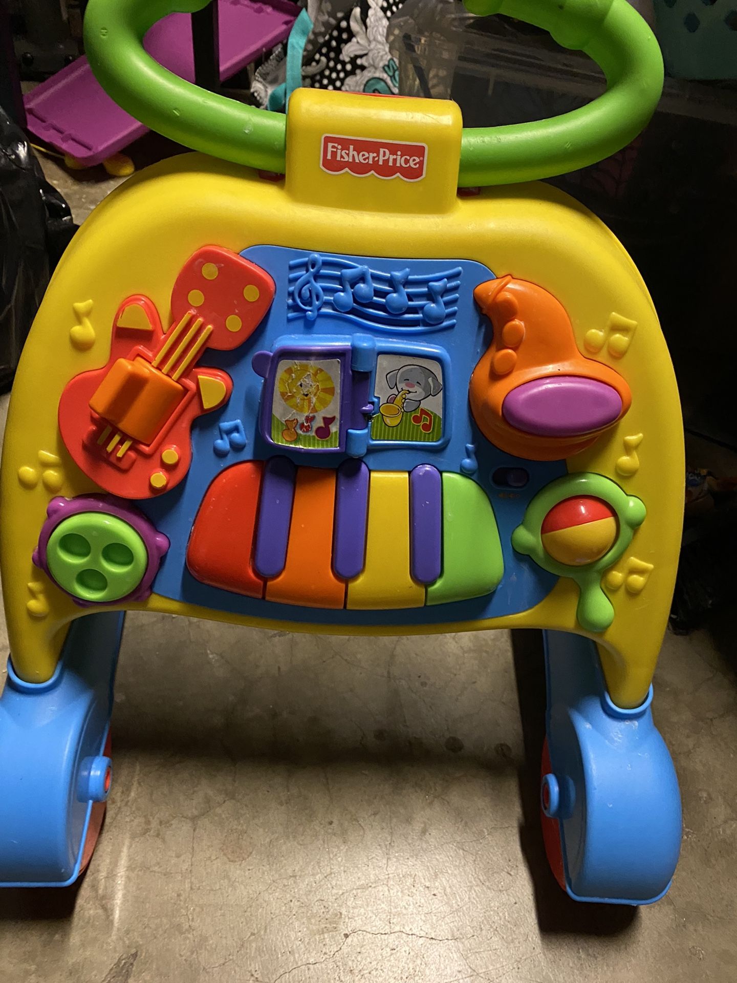 Baby infant walker play station