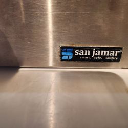 San Jamar Speed Rail with 5 Quart Capacity for Kitchen, Bar, And Restaurants, Stainless Steel, 22 1/4", Silver
