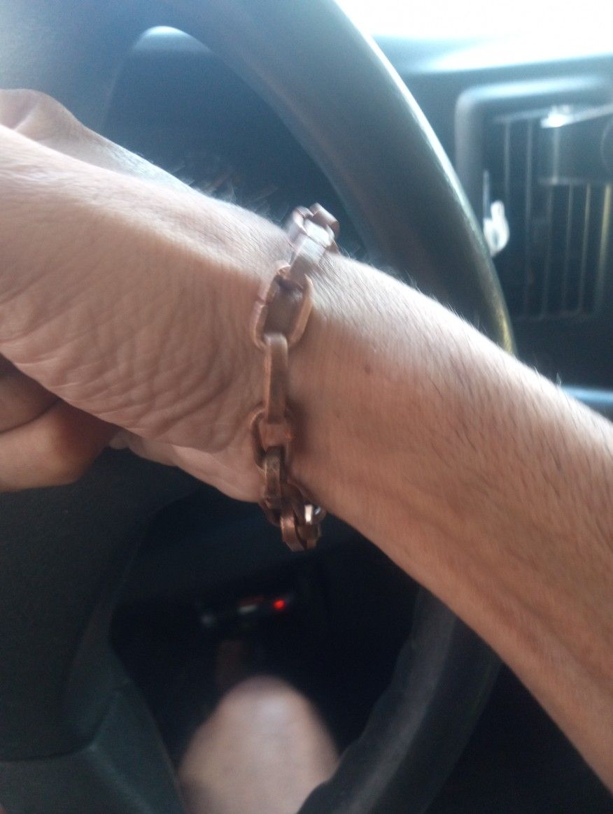 Link Copper Braclet