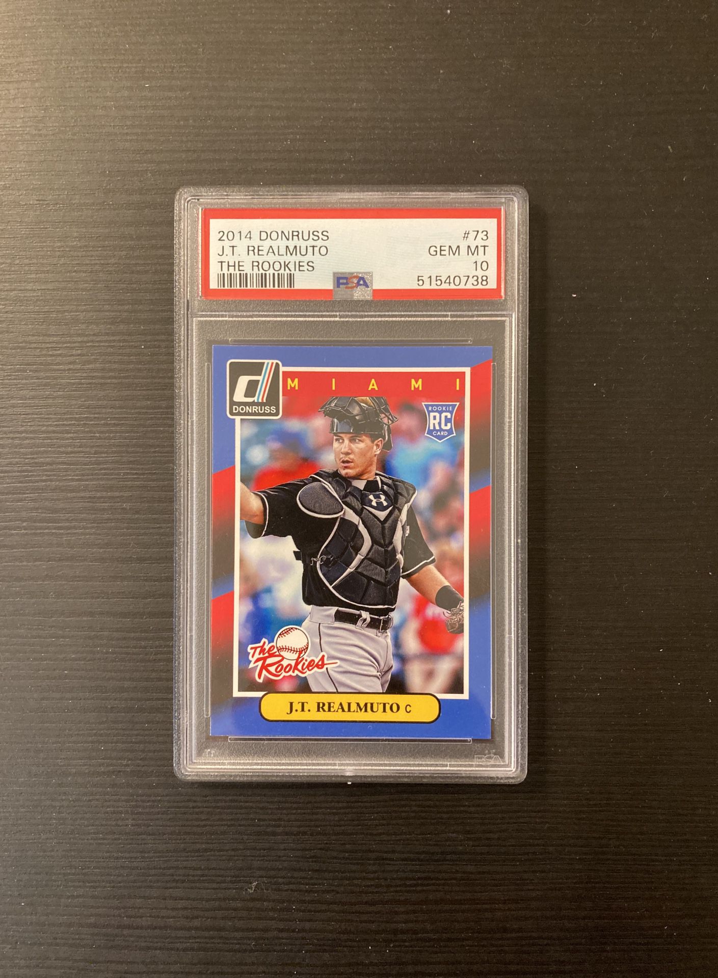 PSA 10 JT REALMUTO ROOKIE PHILLIES
