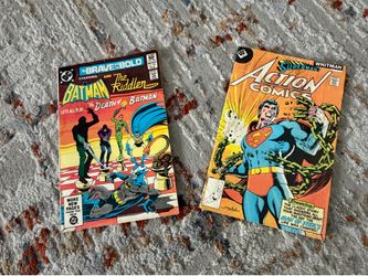 Batman and Superman Comic Set