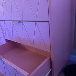 Title: Pink Dresser – Like New (6 Months Old)