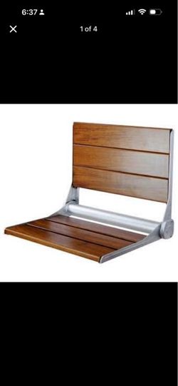 Wall-Mount Folding Shower Bench Seat