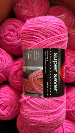 Pretty in pink Red Heart Yarn