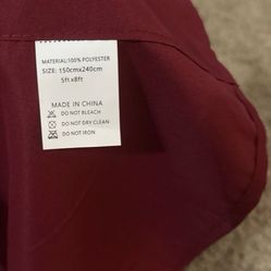 Burgundy Backdrop Curtains