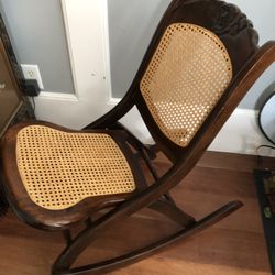 Antique kids rocking chair 