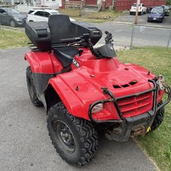 Suzuki 400 4x4 With Plow