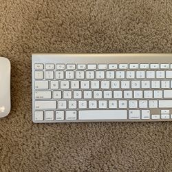 Apple Keyboard and Magic Mouse