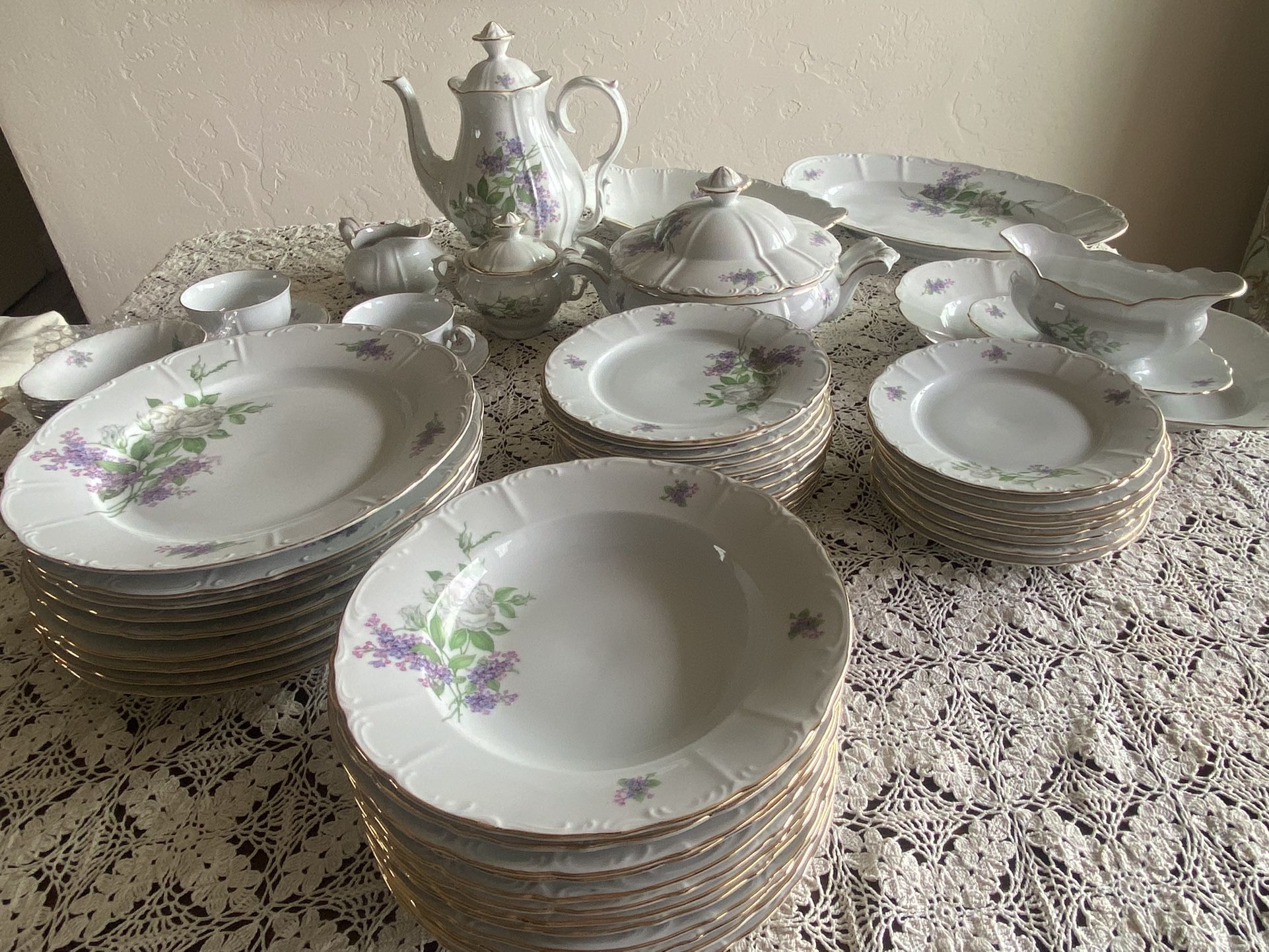Fine Bohemian China Czechoslovakia