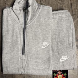 Nike Crewneck Quarter Zips (Small) (Medium)