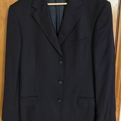 Gritti Ermenegildo Dark Blue Men’s Wool Coat 