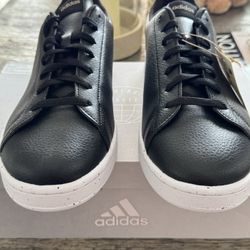 Adidas  Advantage Black Leather 
