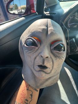 Gray Alien Latex Halloween Mask
