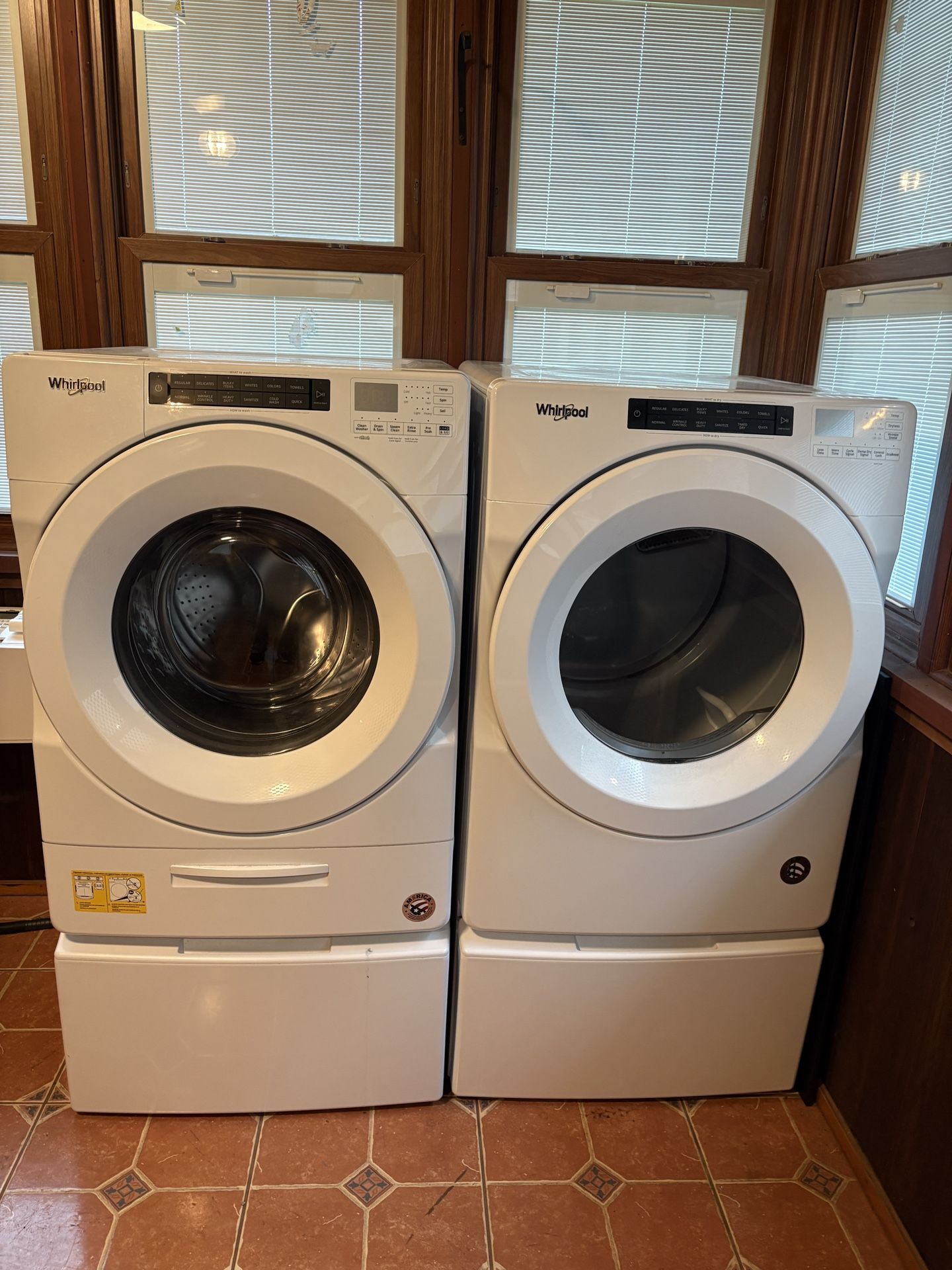 Washer and dryer set for sale